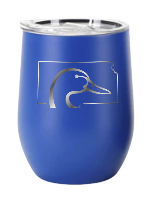 Blue DU wine tumbler